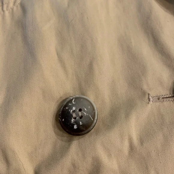 Lacoste Women’s Short Trench Coat size 36 - Picture 8 of 8